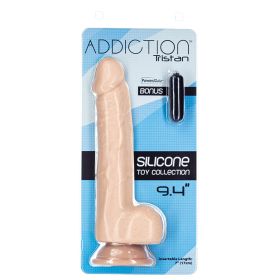 Addiction Tristan Silicone Dildo-Beige 9