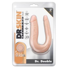 Dr. Skin Silicone Dr. Double Dong-Vanilla 12