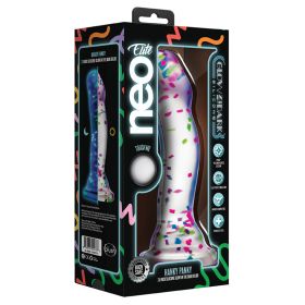 Neo Elite Glow in the Dark Hanky Panky Dildo-Confetti