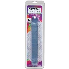 Crystal Jellies Double Dong-Clear 12