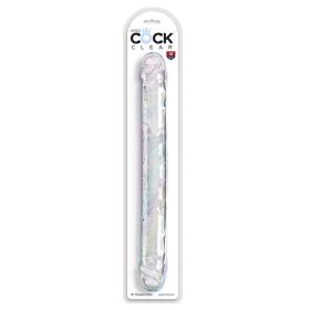 King Cock Clear Double Dildo 18