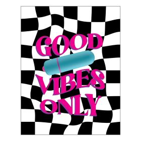 Naughty Vibes Greeting Card-Good Vibes Only